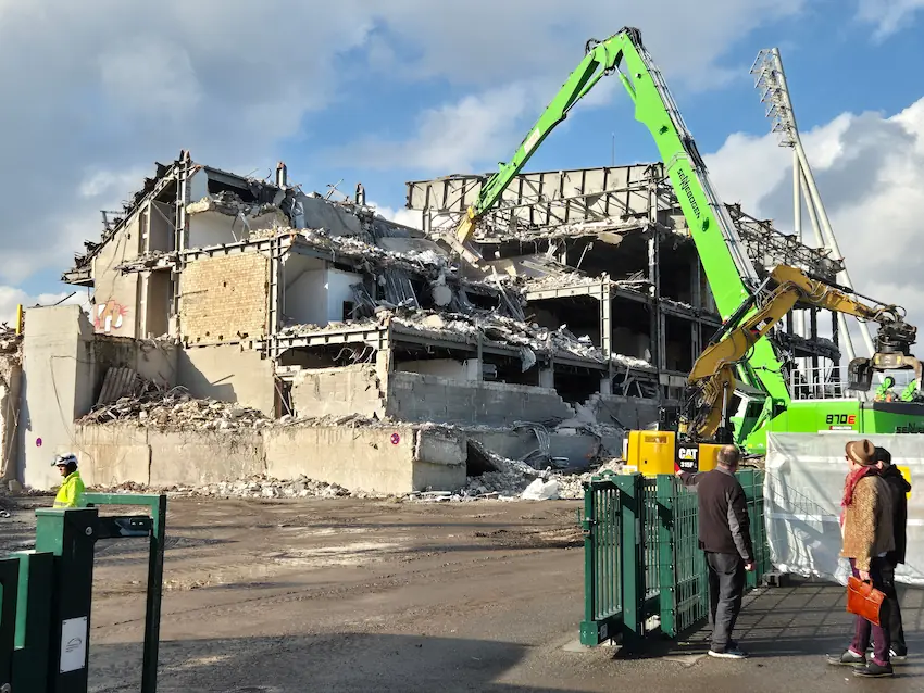 15.2.2025, jahnstadion, abriss tribüne